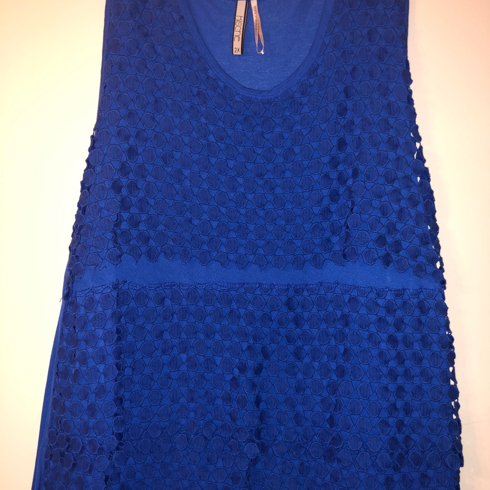 Blue tank top